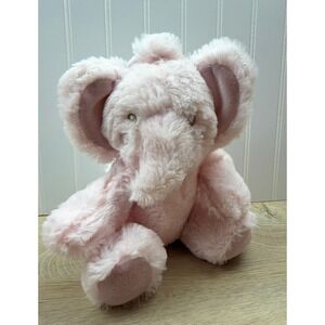 Little & Loved Pink Elephant Plush Stuffed Animal Stroller Toy D05307